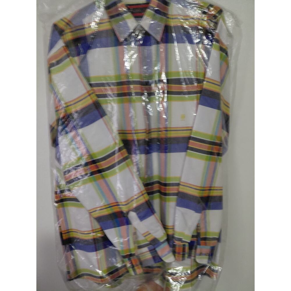 Vintage Twenty X, By Wrangler, Button Down Mens XL T Plaid Western Shirt